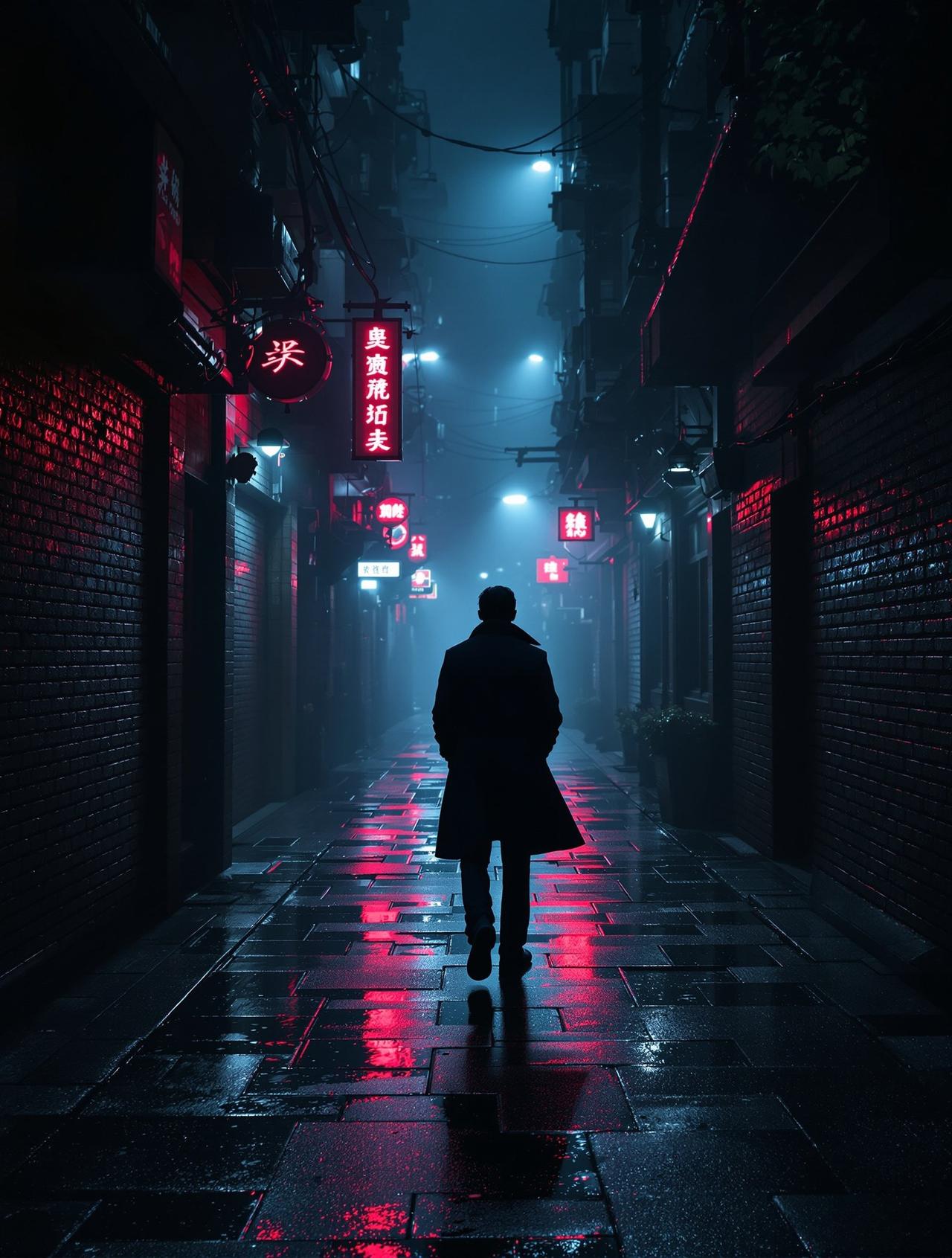 暗夜追踪者 - ai短剧合集悬疑题材短剧封面